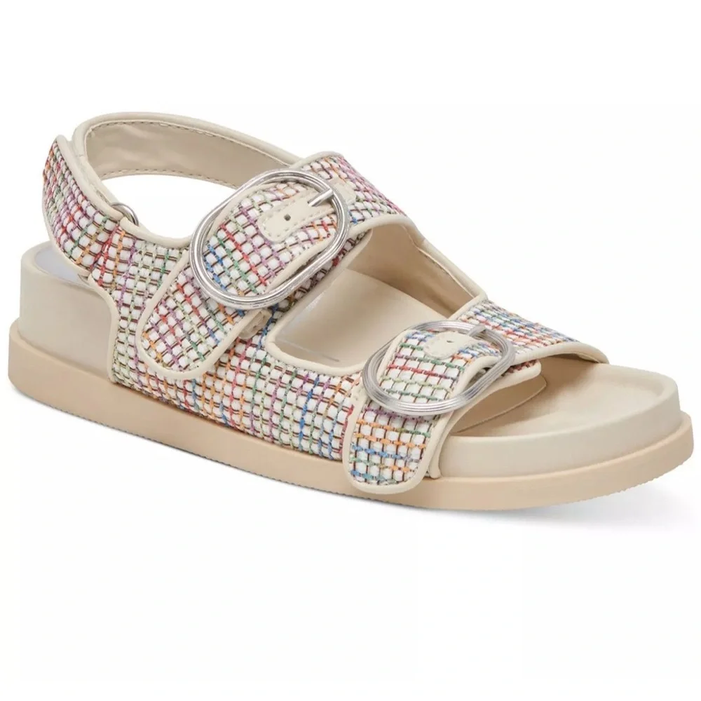 🆕 Womens Dolce Vita Multicolor Strappy Sandals - Size 9 🆕 - Picture 2 of 16